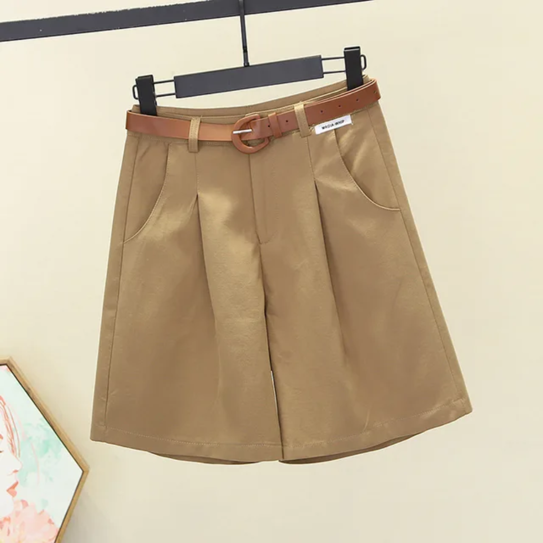 Women's casual high A-line shorts