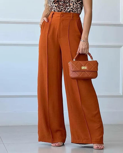 Women's Solid Pocket Pants