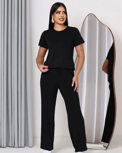 Magenta Shop Conjunto Feminino Confortável Moletinho 157