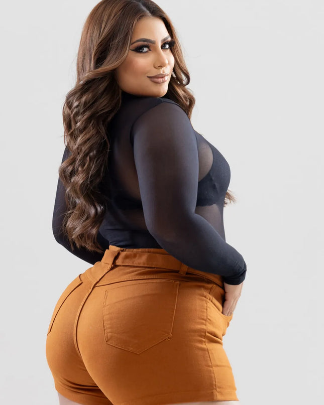 Razon jeans SHORTS FEMININO SARJA PLUS Plus Size 257