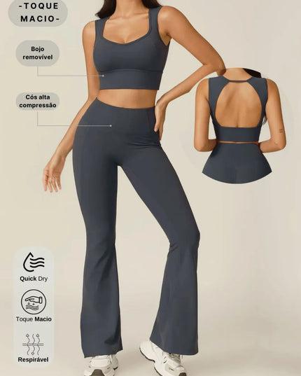 Conjunto Fitness Premium: conforto, sustentação e elegância em cada movimento 339