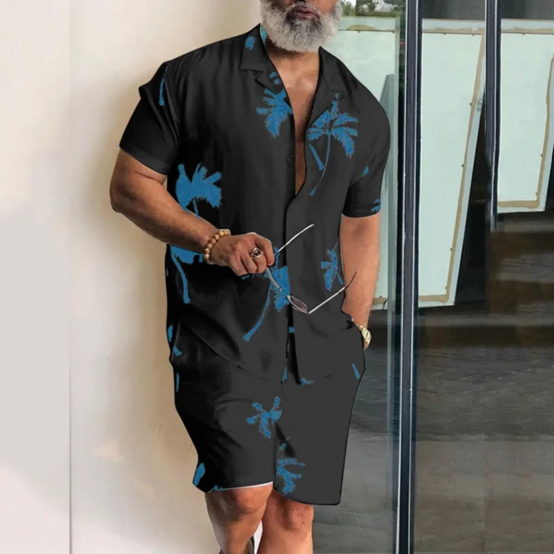 Men's Hawaiian Resort Shirt Set