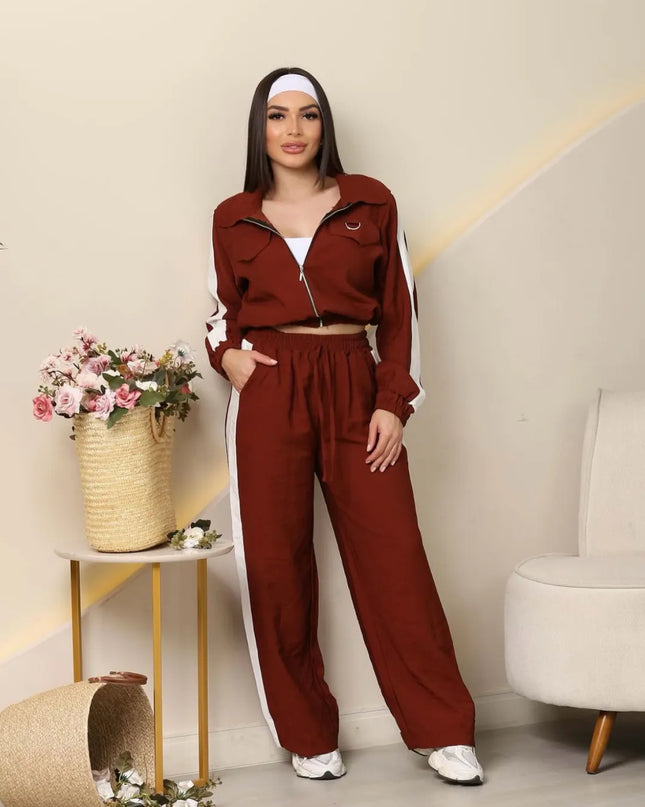 Conjunto Feminino para de Pantalona e Blusa Manga Longa 247