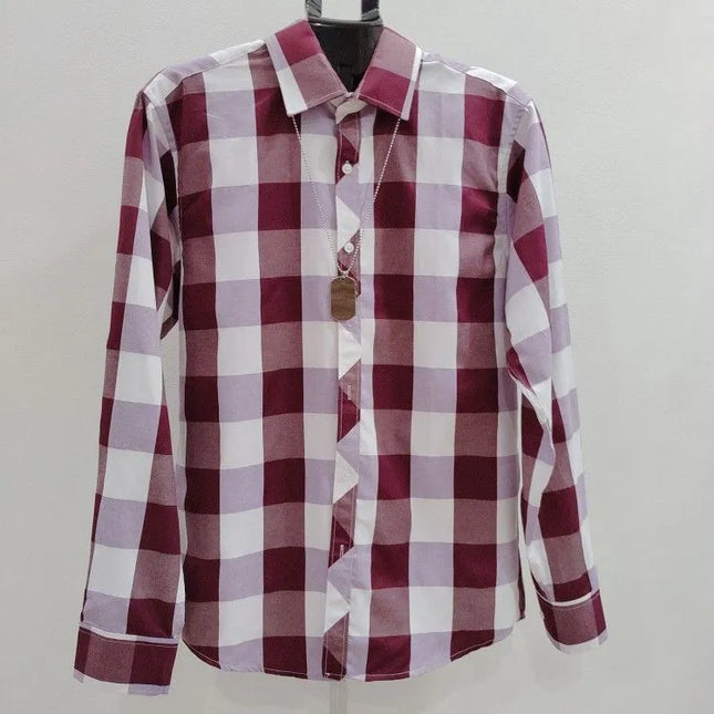 camisa social xadrez não amassa passa fácil fabrica 463