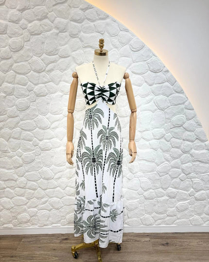 vestido longo com bojo estampado floral inspiracao  elegante e confortavel blogueira luxo novo estapa total floral praia 584