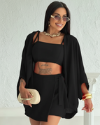 Black / Tamanho único