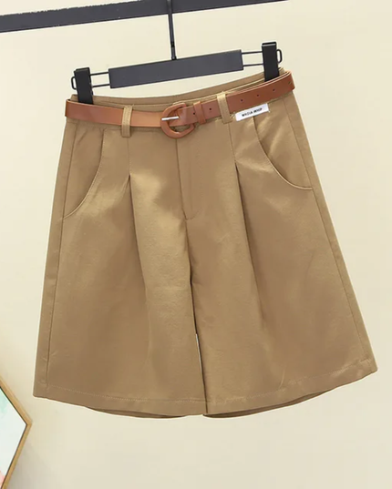 Women's casual high A-line shorts