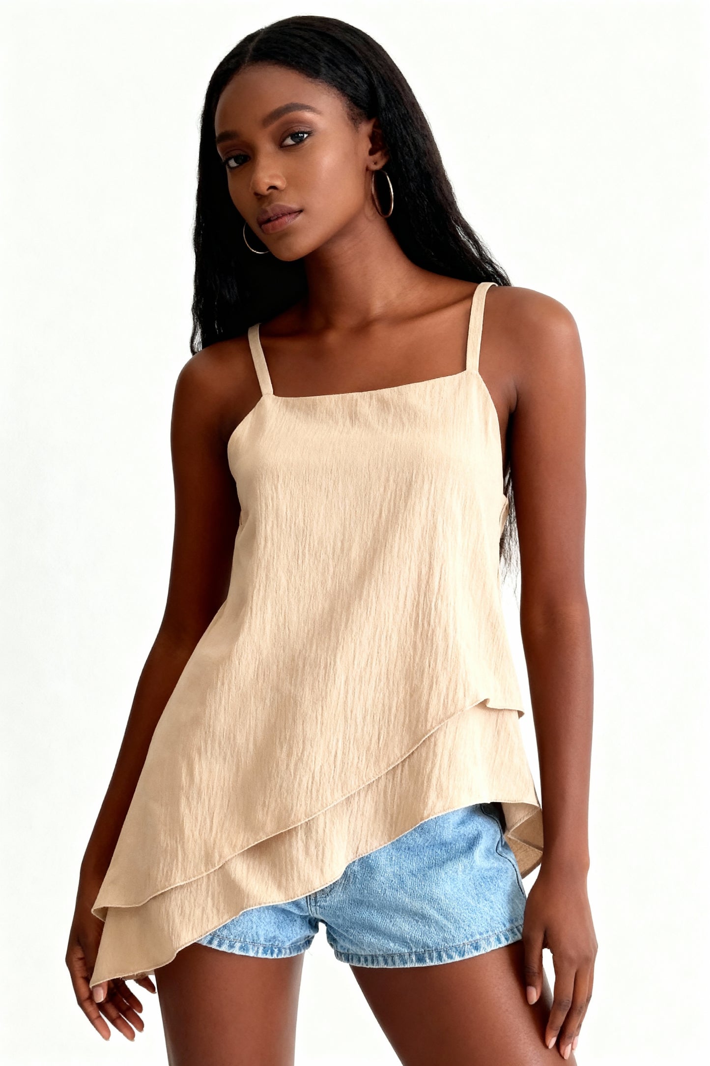 Cropped Blusa bata de ponta feminino Sensual Tecido de malha Ziguezague Costas nuas Assimétrico 232