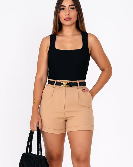 Women's casual high waist iateliana shorts