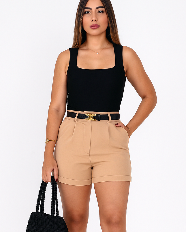 Women's casual high waist iateliana shorts