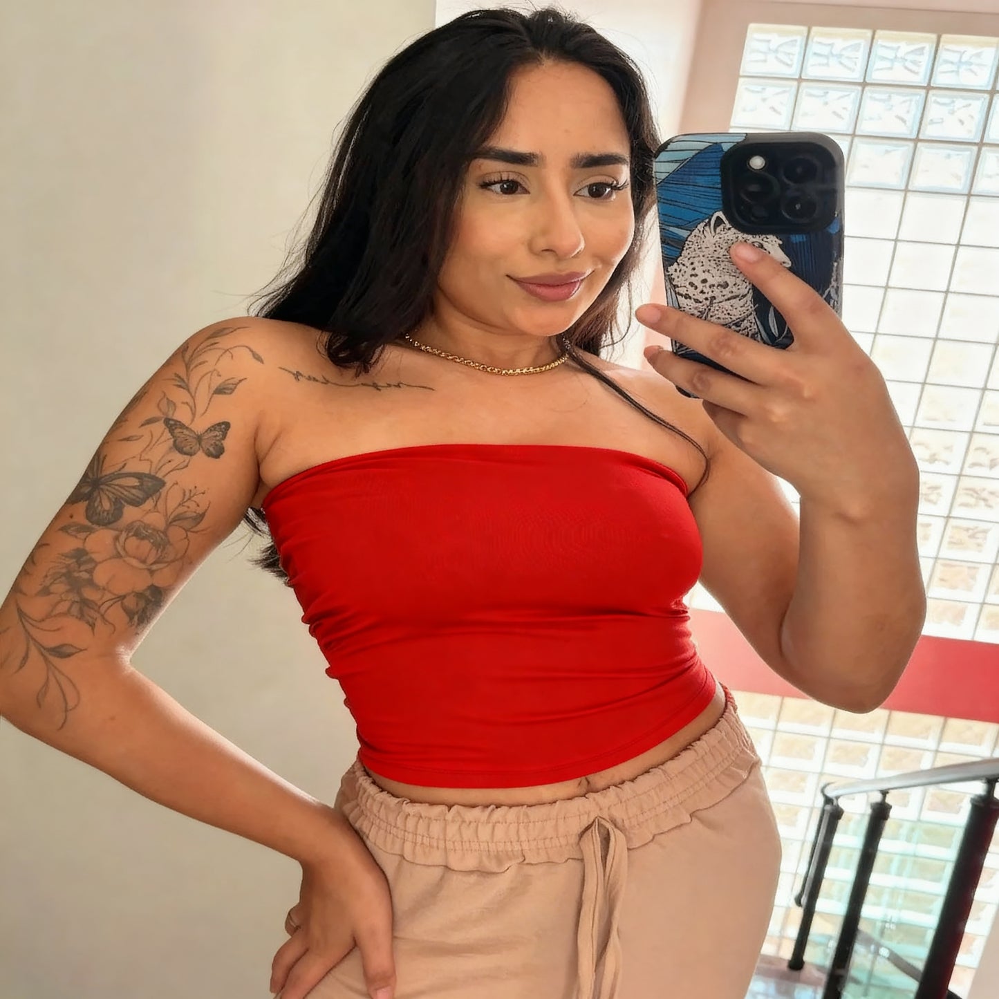 Croppped Tube Top Feminino Sem Alça e Sem Bojo Básico Dupla Camada Suplex Modelador 237