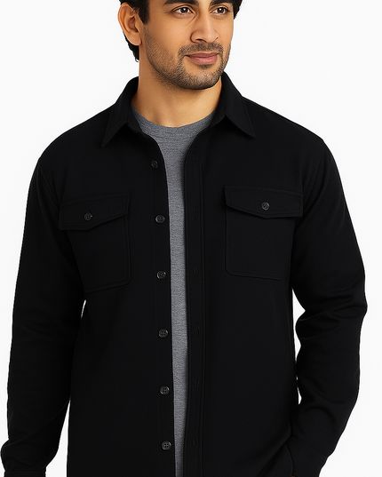 Men's long sleeve over shirt