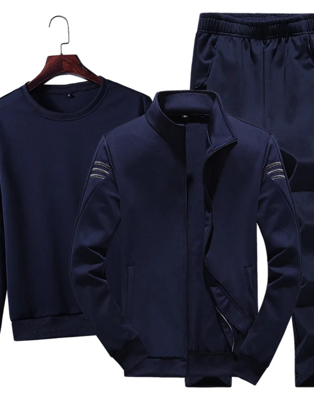 3 piece mens sweatsuit
