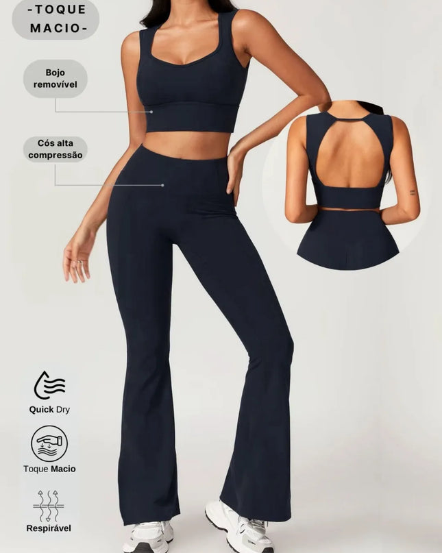Conjunto Fitness Premium: conforto, sustentação e elegância em cada movimento 339