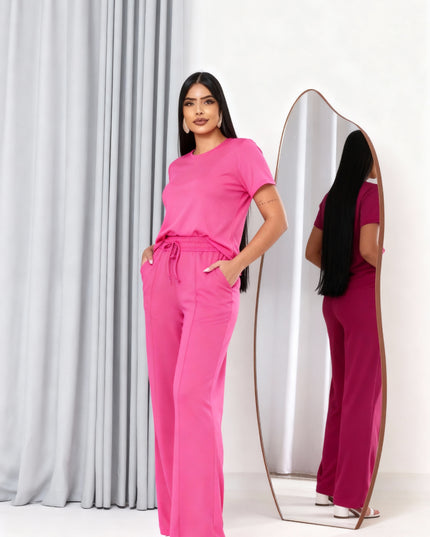 Magenta Shop Conjunto Feminino Confortável Moletinho 157