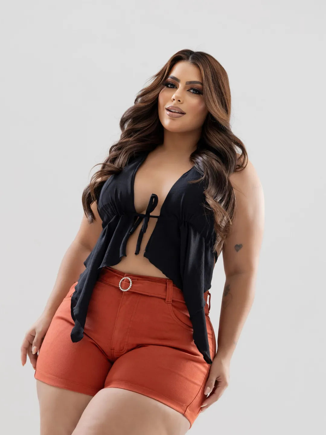 Razon jeans SHORTS FEMININO SARJA PLUS Plus Size 257