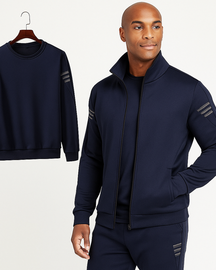 3 piece mens sweatsuit