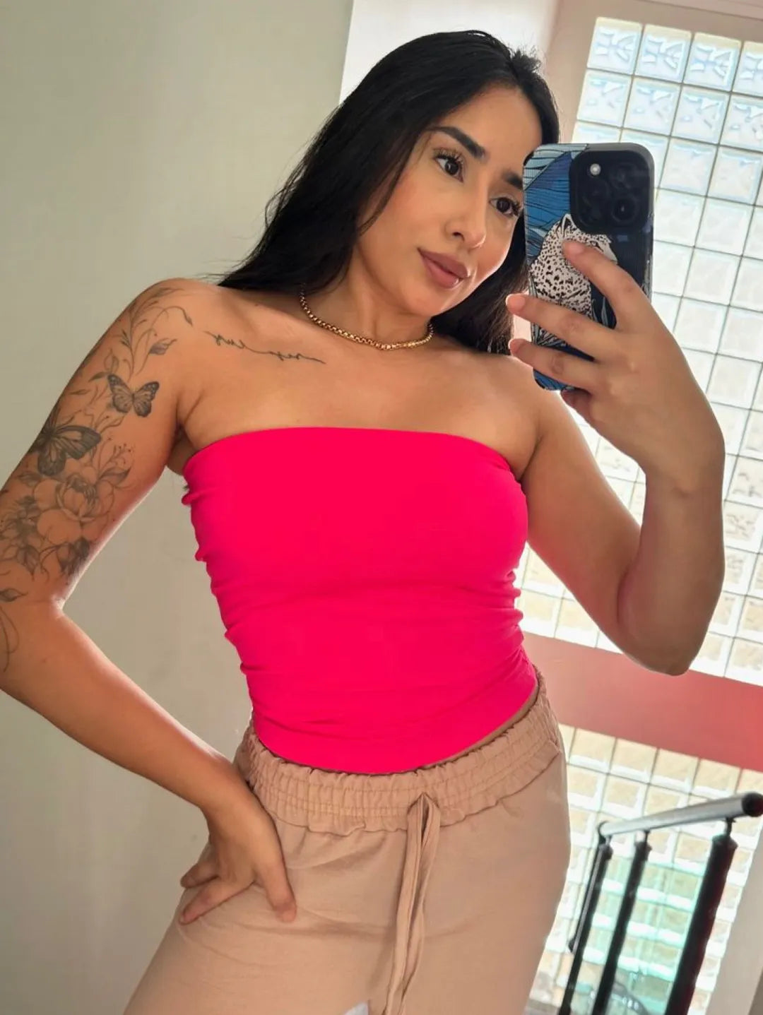 Croppped Tube Top Feminino Sem Alça e Sem Bojo Básico Dupla Camada Suplex Modelador 237