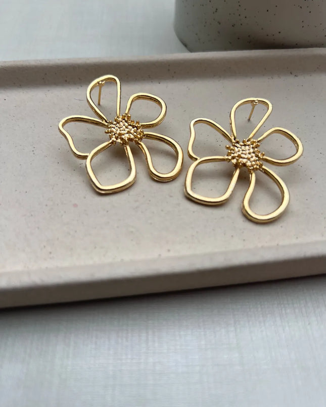 Brincos modelo flor 70