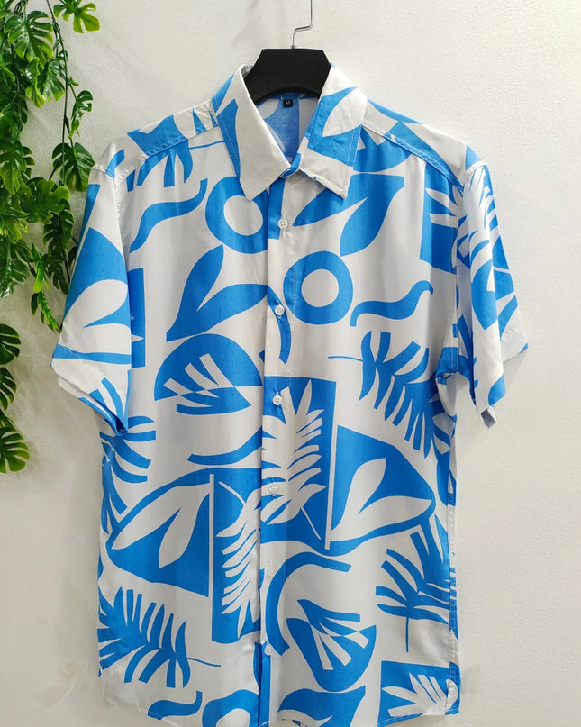 Camisas Social Floridas Masculinas Confortável Havaiana 461