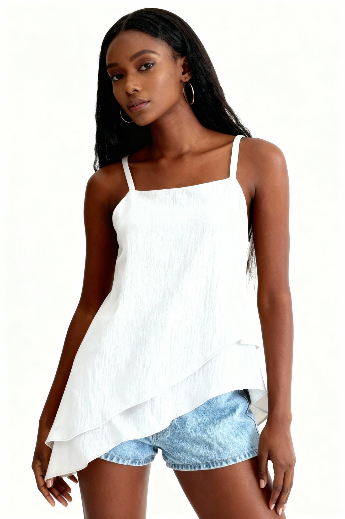 Cropped Blusa bata de ponta feminino Sensual Tecido de malha Ziguezague Costas nuas Assimétrico 232