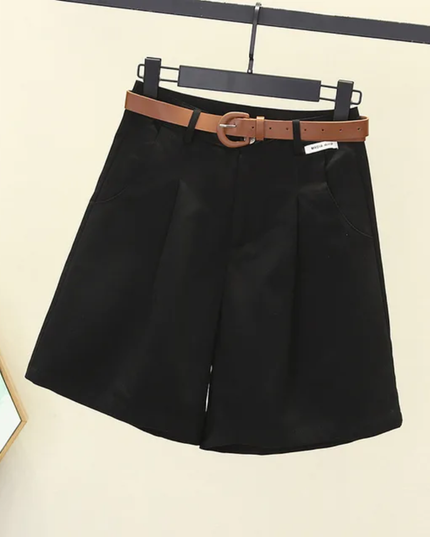 Women's casual high A-line shorts