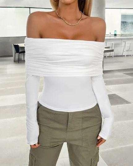 Top curto justo ombro a ombro 09